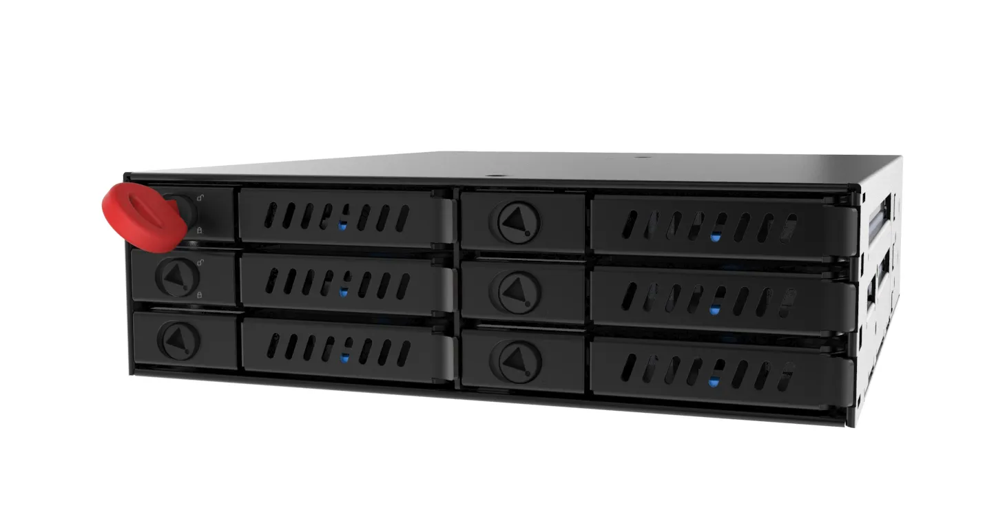 Chieftec CMR-625 Hard Drive Backplane Schwarz – Bild 5