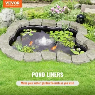 VEVOR Teichfolie, Fischfolie, 914 x 1066 cm, 1,1 mm EPDM, leicht zu schneidende Unterlage VEVOR Teichfolie, Fischfolie, 914 x 1066 cm, 1,1 mm EPDM, leicht zu schneidende Unterlage