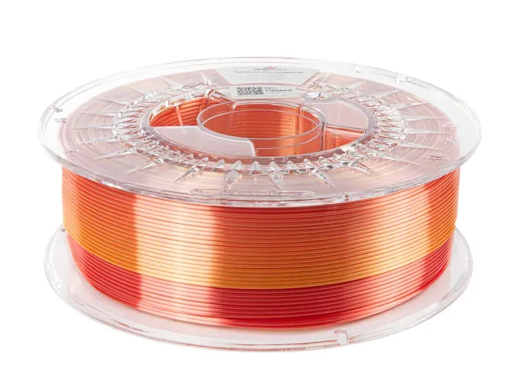 Spectrum Filament · PLA SILK Rainbow · FIRE RED · 1.75mm · 1kg – Bild 3
