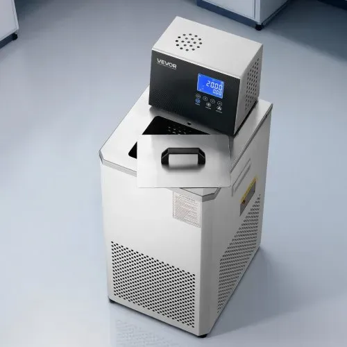VEVOR Laborkühler mit Umwälzpumpe, -30 °C bis 100 °C, 6 L Interne und Externe Doppelzirkulation, Kühlflüssigkeitsumwälzpumpe für Niedrige Temperaturen, Umwälzwasserkühlung Kühler – Bild 7