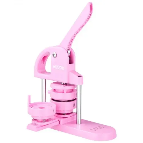 VEVOR Buttonmaker 25 / 32 / 58 mm 3-in-1-Pinmaker, 300-teilige Buttonteile, Buttonmaker-Maschine mit Panda-Zauberbuch, ergonomisches Stanzset mit Bogengriff, für DIY-Geschenke für Kind – Bild 10