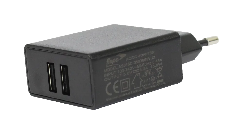 Flepo Netzteil USB 2-fach 100V/240V-3A – Bild 2
