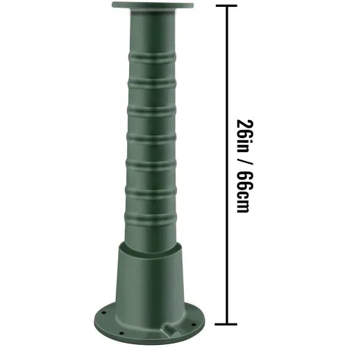 VEVOR Pumpenständer Gusseisen Ständer Schwengelpumpe 22,86x22,86x66cm Gartenpumpe Pumpenständer mit Sprühfarbe beschichtet Handpumpe Ständer 8mm dicke Rohrwand geeignet für Garten Teich Hof usw. – Bild 7
