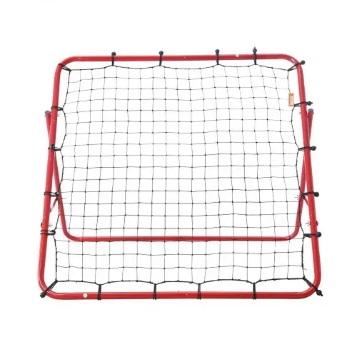 VEVOR Fußball Rebound Netz Tragbares Prellwand Fußball 48 x 48 mm, Rebounder Fußball Eisenrohr & PE-Netz Kinder & Jugendliche Fußballtor Rebounder Kicker für Fußball Training – Bild 8
