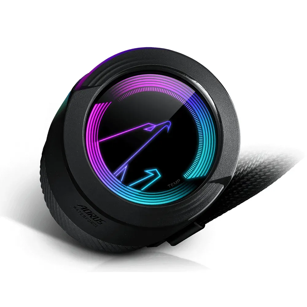 GIGABYTE AORUS WATERFORCE 280 Prozessor All-in-One-Flüssigkeitskühler Schwarz – Bild 4
