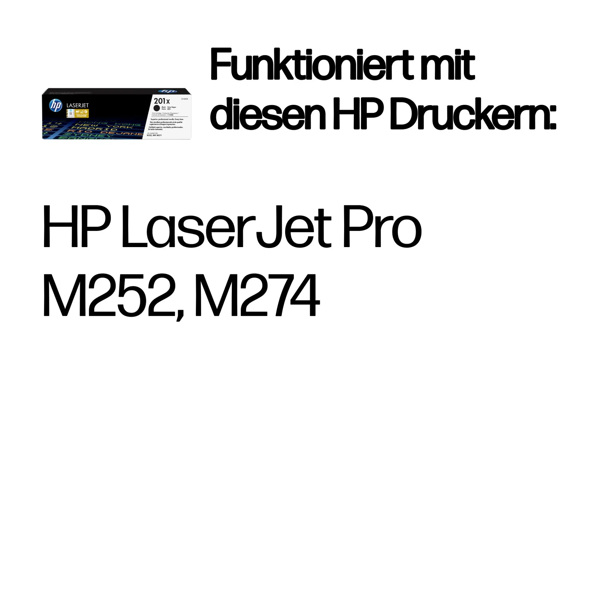 HP 201X Schwarz Original LaserJet Tonerkartusche mit hoher Reichweite – Bild 2