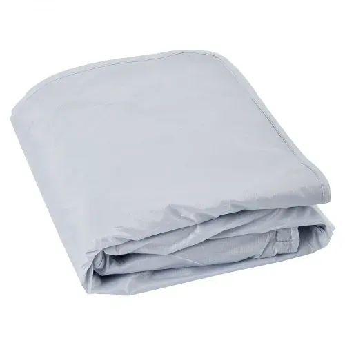 VEVOR Campingdecke 2x1,5m, Reisedecke, Fleecedecke, Stadiondecke, wasser- und winddicht, Polyester-Fleece, flammhemmend, ideal für draußen, Picknicks, Wandern, Sportveranstaltungen, Reisen, Hellgrau – Bild 10