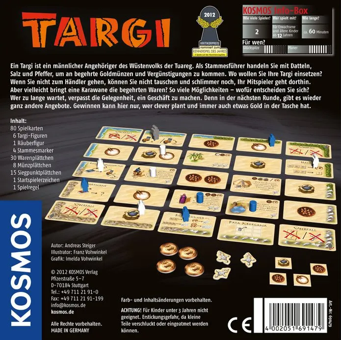 Kosmos TARGI Brettspiel Wirtschaftliche Simulation – Bild 2