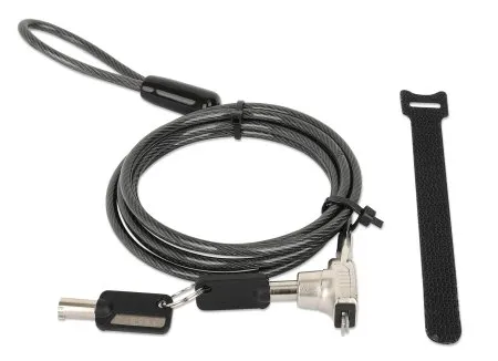 Manhattan 440486 Kabelschloss Schwarz, Durchscheinend 1,8 m – Bild 3