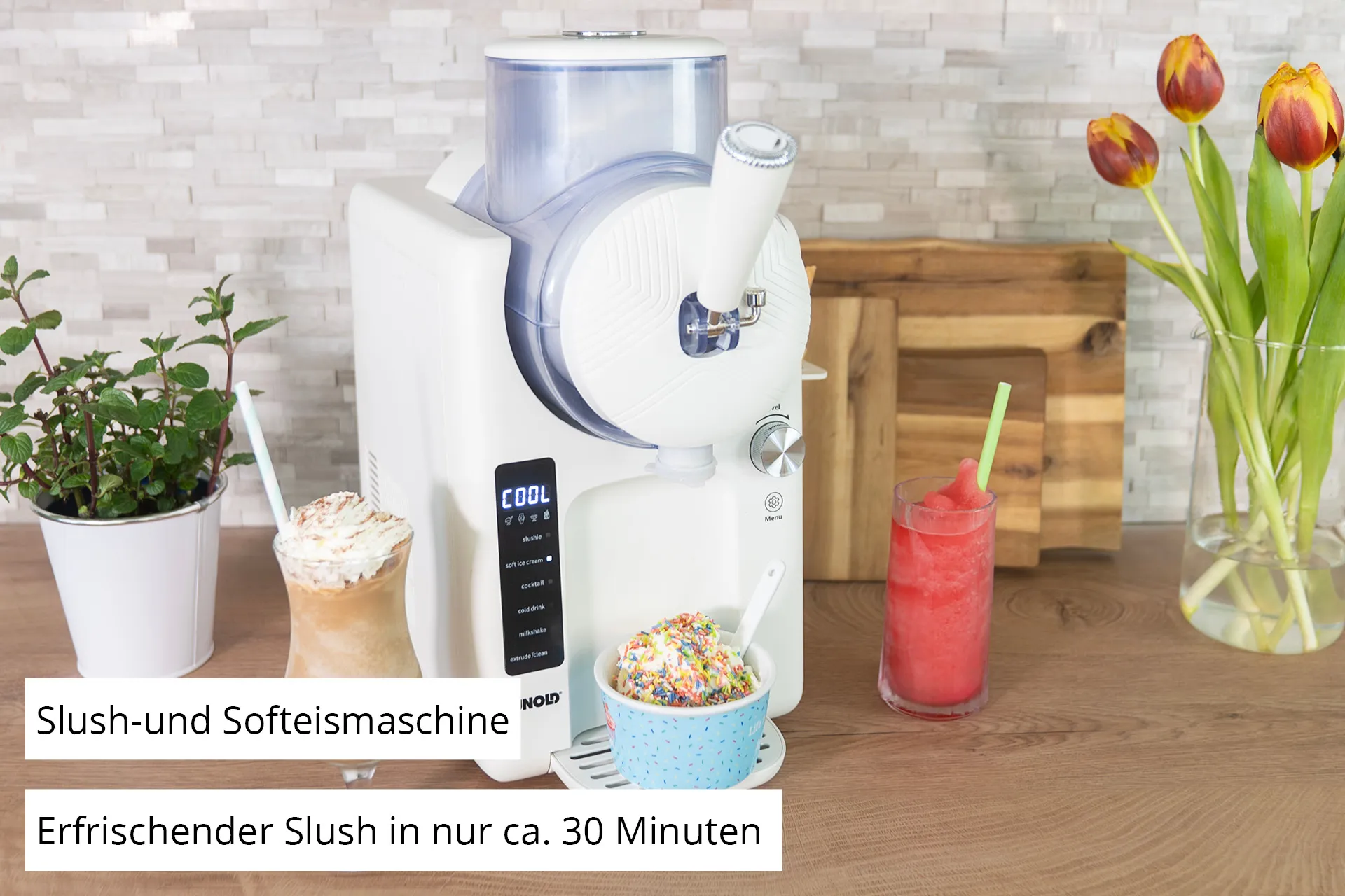 Unold 2in1-Slush und Softeismaschine Sofie 48950 2 l 150 W Unold 2in1-Slush und Softeismaschine Sofie 48950 2 l 150 W