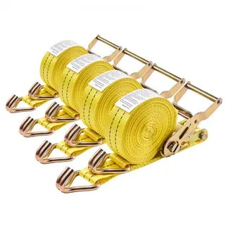 VEVOR Spanngurte, 38,1 x 6096 mm, Hochleistungs-Zurrgurte mit Doppel-J-Haken, 2000 kg Bruchlast, Tragetasche, Ratschenmechanismus für Umzüge, Anhänger, Motorräder, Kajaks, Autodächer, 4er-Pack VEVOR Spanngurte, 38,1 x 6096 mm, Hochleistungs-Zurrgurte mit Doppel-J-Haken, 2000 kg Bruchlast, Tragetasche, Ratschenmechanismus für Umzüge, Anhänger, Motorräder, Kajaks, Autodächer, 4er-Pack