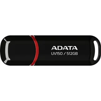 ADATA UV150 USB-Stick 512 GB USB Typ-A 3.2 Gen 1 (3.1 Gen 1) Schwarz, Rot ADATA UV150 USB-Stick 512 GB USB Typ-A 3.2 Gen 1 (3.1 Gen 1) Schwarz, Rot
