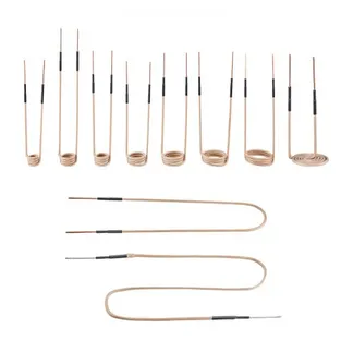 VEVOR 10-tlg. magnetische Induktionsheizspule, Mini Heizspulen Set mit Flexibilität & langer Lebensdauer, zum Entfernen von rostigen Schrauben & Muttern, 8 Spulen + 1 U-förmige + 1 freie Form VEVOR 10-tlg. magnetische Induktionsheizspule, Mini Heizspulen Set mit Flexibilität & langer Lebensdauer, zum Entfernen von rostigen Schrauben & Muttern, 8 Spulen + 1 U-förmige + 1 freie Form
