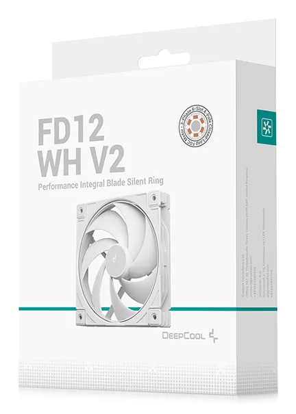 DeepCool FD12 WH V2 Computergehäuse Ventilator 12 cm Weiß 1 Stück(e) – Bild 6