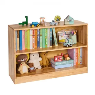 VEVOR Kinderregal Bücherregal (90 cm lang), Spielzeugschrank 2-stufig, Aufbewahrungsschrank für Spielzeug, Spielzeugregal für Schlafzimmer Kinderzimmer Wohnzimmer, Ausstellungsschrank Braun VEVOR Kinderregal Bücherregal (90 cm lang), Spielzeugschrank 2-stufig, Aufbewahrungsschrank für Spielzeug, Spielzeugregal für Schlafzimmer Kinderzimmer Wohnzimmer, Ausstellungsschrank Braun