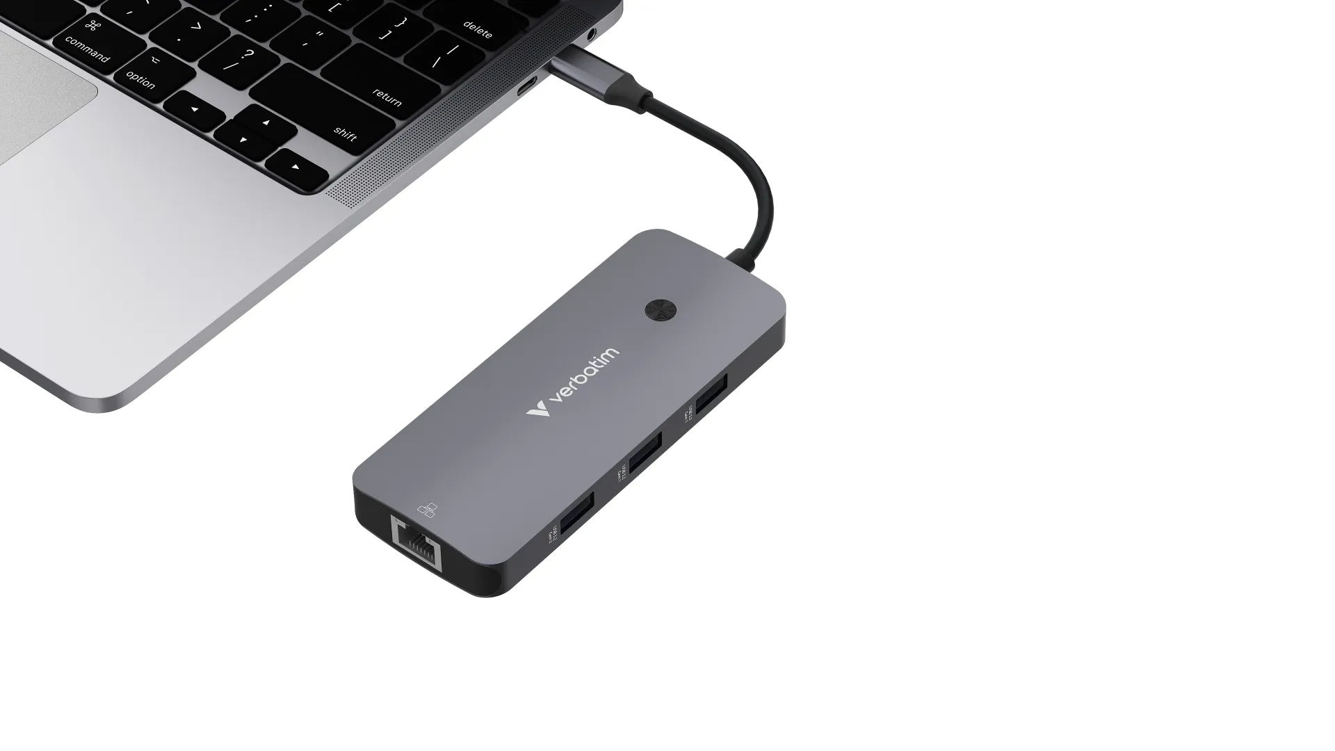 Verbatim CMH-09 USB Typ-C 10000 Mbit/s Silber – Bild 3