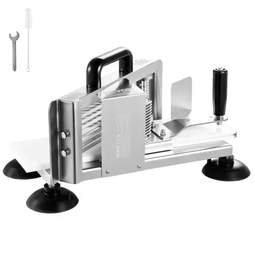VEVOR Kommerzieller Tomatenschneider, 3/8 Zoll Tomatenschneider, Hochleistungs-Tomatenschneider aus Edelstahl, Manueller Gemüseschneider, zum Schneiden von Tomaten, Gurken, Bananen – Bild 8