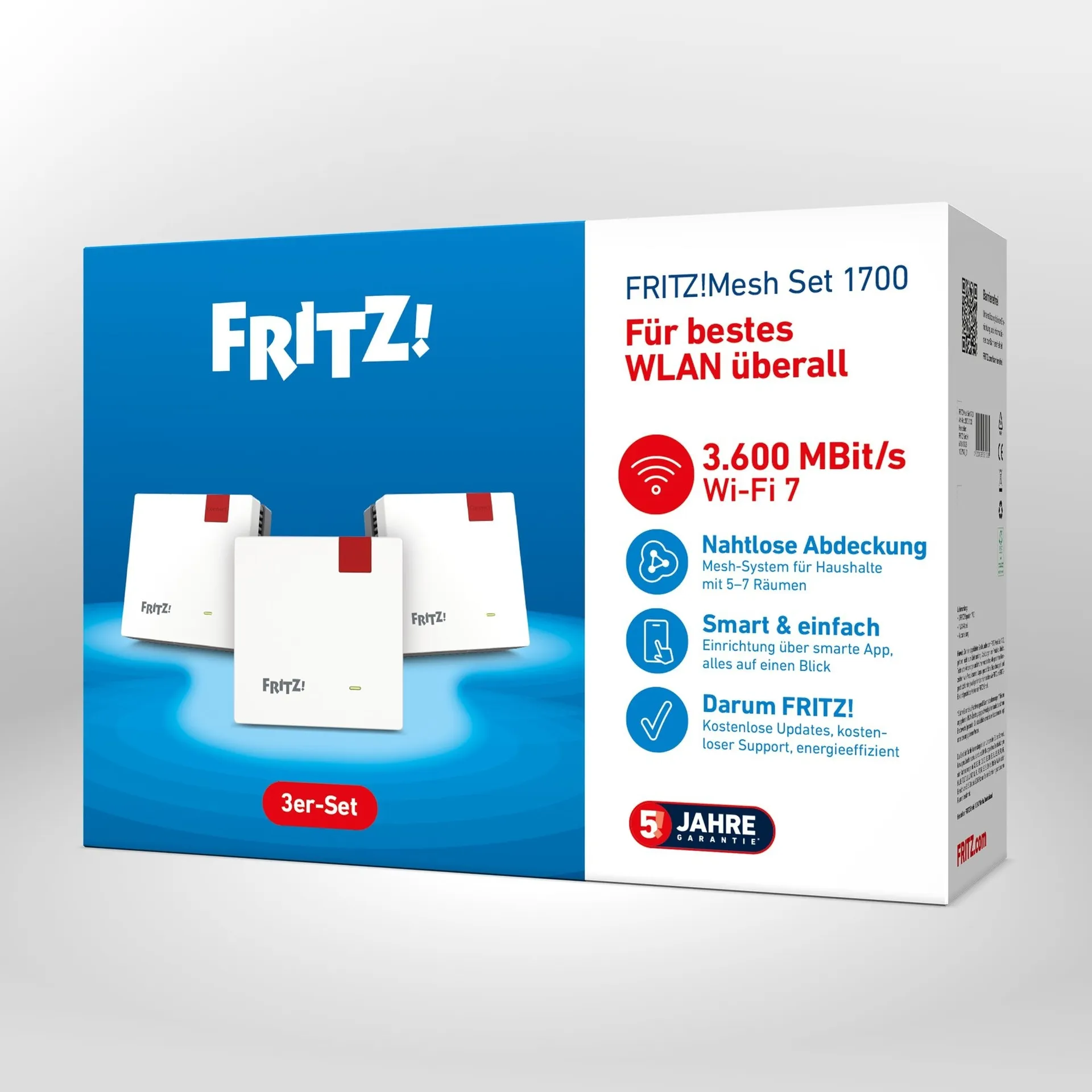 Mesh Set 20003133 Mesh-WLAN-System Dual-Band (2,4 GHz/5 GHz) Wi-Fi 7 (802.11be) Weiß 1 Intern – Bild 3