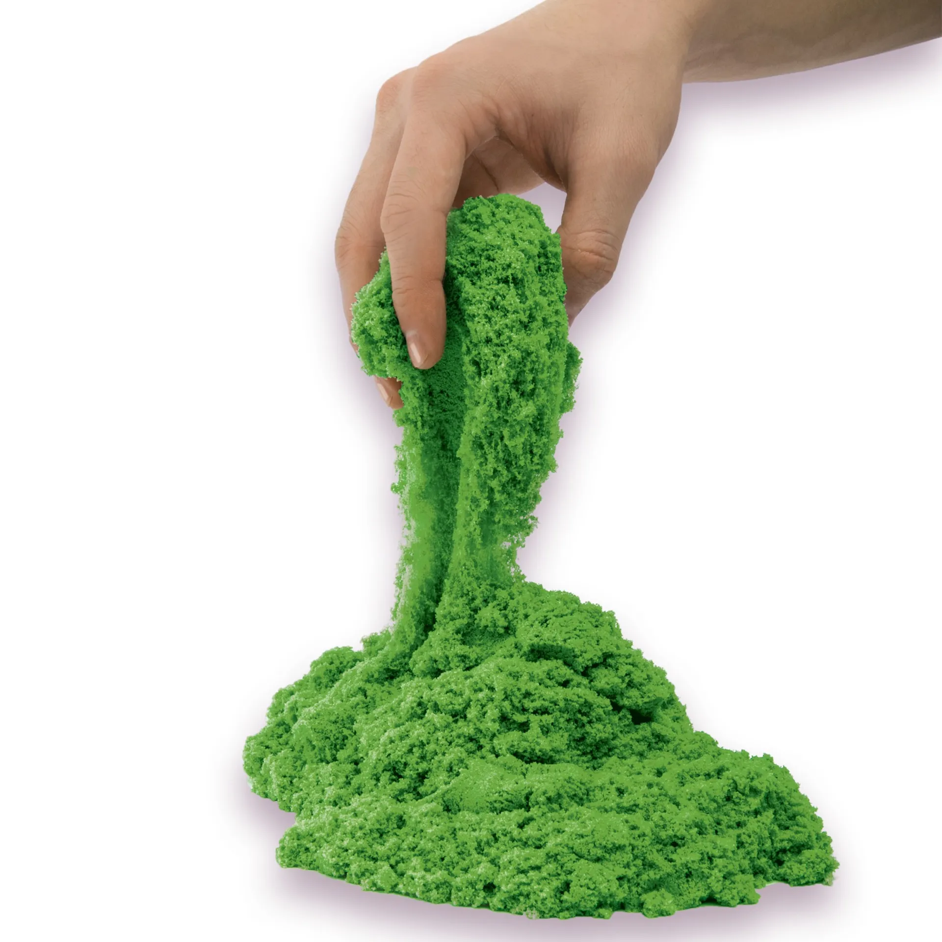 Kinetic Sand - Grüner Sand im Beutel, 907 g, original magischer Sand aus Schweden für Indoor-Sandspiel, für Kinder ab 3 Jahren, fördert Feinmotorik, wiederverschließbar – Bild 2