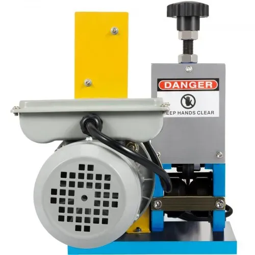 VEVOR Abisoliermaschine Elektrisch, 1,5-25 mm Kabelabisoliermaschine Elektrisch, 180 W Einphasig Kabelschälmaschine, HXSMS-025 Modell Kabelschäler mit Klinge und Handschuhen, Kabel Abisolierwerkzeug – Bild 10