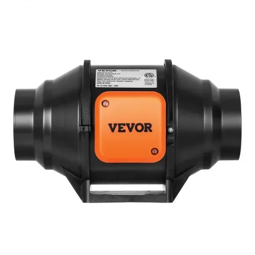 VEVOR Inline-Rohrventilator, 304 mm, Rauchabzug, 200 CFM mit variablem Drehzahlregler, leiser Abluftventilator mit AC-Motor für Kühlverstärker, Wachstumszelte, Hydrokultur – Bild 10