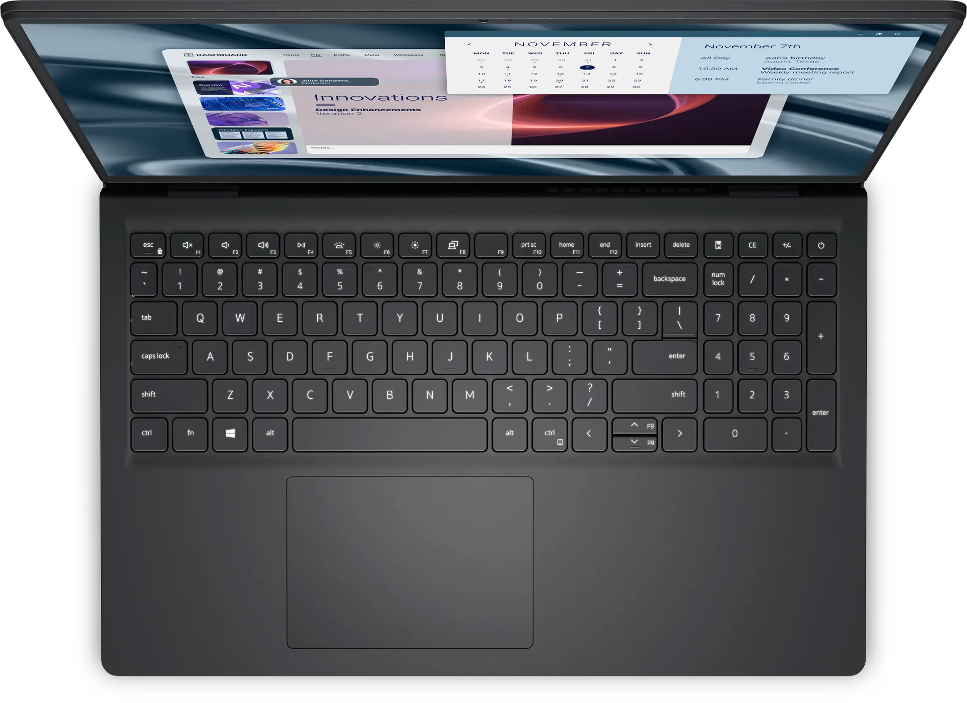 DELL Pro 15 Essential PV15255 AMD Ryzen™ 3 7320U Laptop 39,6 cm (15.6") Full HD 8 GB LPDDR5-SDRAM 512 GB SSD Wi-Fi 5 (802.11ac) Windows 11 Pro Deutsch Schwarz – Bild 5