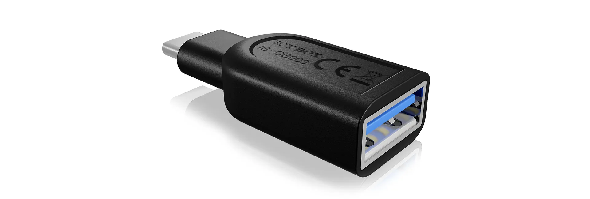 ICY BOX IB-CB003, Adapterdongle USB 3.2 Gen 1 Type-C Stecker zu USB 3.2 Gen 1 Type-A Buchse ICY BOX IB-CB003, Adapterdongle USB 3.2 Gen 1 Type-C Stecker zu USB 3.2 Gen 1 Type-A Buchse