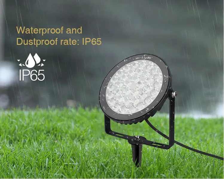 MiBoxer SYS-RC2 LED Subordinate Garten Lampe 15W RGB-WW (RGB-CCT) mit Funk und WLAN IP65 24V – Bild 2