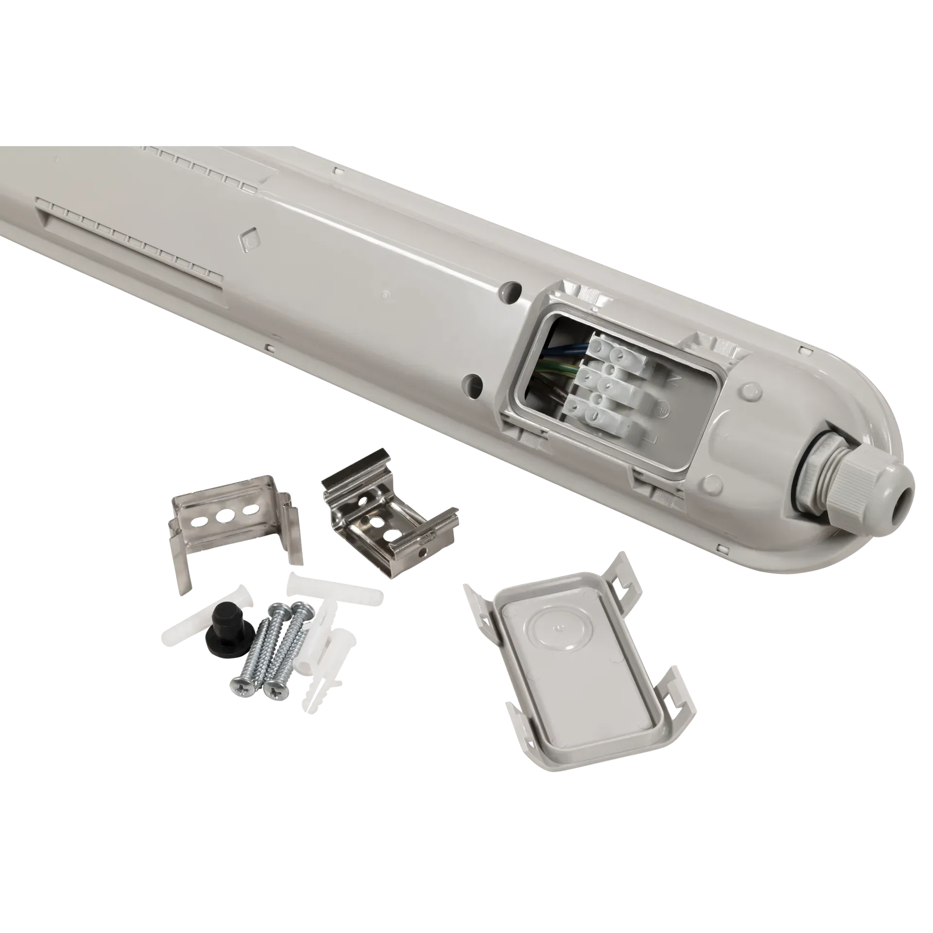 LED Feuchtraumleuchte McShine ''FL-1812'', IP65, 5.400lm, 4000K, 30W, 120cm, neutralweiß – Bild 5