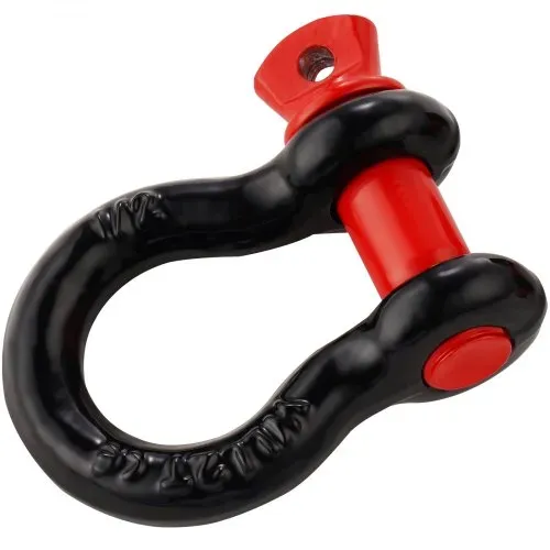 VEVOR 4er-Pack 12,7 mm D-Ring-Schäkel mit 15,875 mm Schraubstift, 8000,0kg Bruchfestigkeit – Bild 9