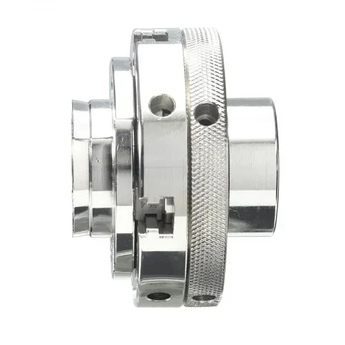 VEVOR 4 Zoll Drechselfutter Zentrierfutter (4 Backen) mit 1 Zoll x 8TPI Gewinde & Adapter, 5-tlg. Spannbacken Set (Stufen/Rund/Stift), Vernickelte Oberfläche mit Tragekoffer für Holzdrehbänke – Bild 10