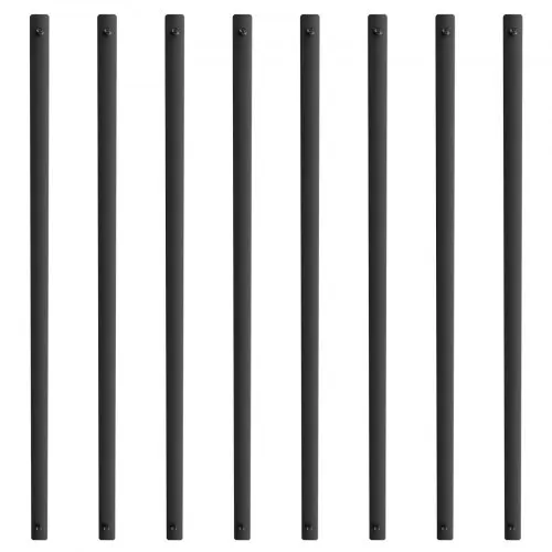 VEVOR Metallbaluster für Treppen, 25 x 5,5 x 750 mm flache dekorative Geländerstäbe aus Aluminiumlegierung, 51er-Pack Deckbaluster mit Schrauben, klassisches hohles Deckgeländer – Bild 10