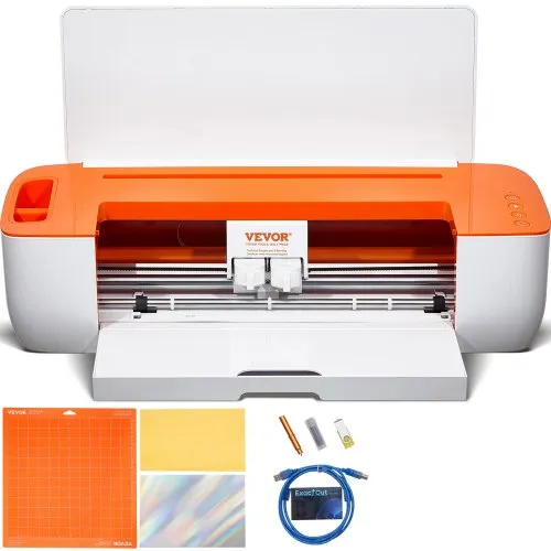 VEVOR Vinyl-Schneidemaschine, DIY-Schneidemaschine mit Bluetooth-Konnektivität, Kompatibel mit iOS, Android, Windows & Mac, Umfangreiche Designs enthalten, Individuelle Karten, Heimdekoration VEVOR Vinyl-Schneidemaschine, DIY-Schneidemaschine mit Bluetooth-Konnektivität, Kompatibel mit iOS, Android, Windows & Mac, Umfangreiche Designs enthalten, Individuelle Karten, Heimdekoration