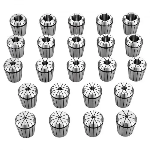 VEVOR ER40 Spannbuchsen Set 1/8 Zoll bis 1 Zoll, 23-tlg. Spannzangensatz, für CNC-Fräsmaschinen & Bohrmaschinen, 0,0006 Zoll Rundlaufgenauigkeit, Präzisions-Spannzangen mit Koffer, Legierter Stahl – Bild 8