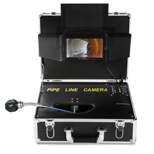 VEVOR Kanalkamera, 20 m, 17,8 cm Bildschirm, Rohrinspektionskamera mit DVR-Funktion, IP68-Kamera, 12 einstellbare LEDs, mit 16 GB SD-Karte für Abwasserleitungen, Abflussrohre – Bild 9
