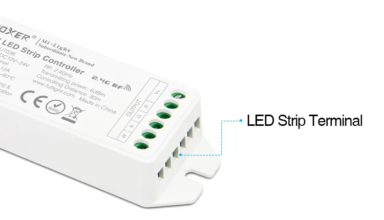 MiBoxer FUT038M LED Controller RGB-W 2,4GHz DC12/24V für LED Strips – Bild 8