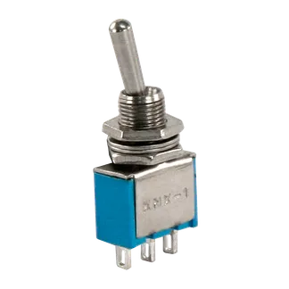 Miniatur-Kippschalter McPower, 3-polig, 1xUM, 2 Stellungen: EIN / EIN Miniatur-Kippschalter McPower, 3-polig, 1xUM, 2 Stellungen: EIN / EIN