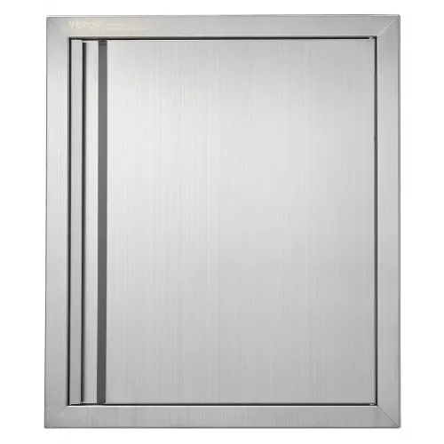 VEVOR Grillzugangstür, 457 x 533 mm, Einzelne Außenküchentür, Flächenbündig Montierte Edelstahltür, Vertikale Wandtür mit Versenkbarem Griff, für Grillinsel, Grillstation, Außenschrank VEVOR Grillzugangstür, 457 x 533 mm, Einzelne Außenküchentür, Flächenbündig Montierte Edelstahltür, Vertikale Wandtür mit Versenkbarem Griff, für Grillinsel, Grillstation, Außenschrank