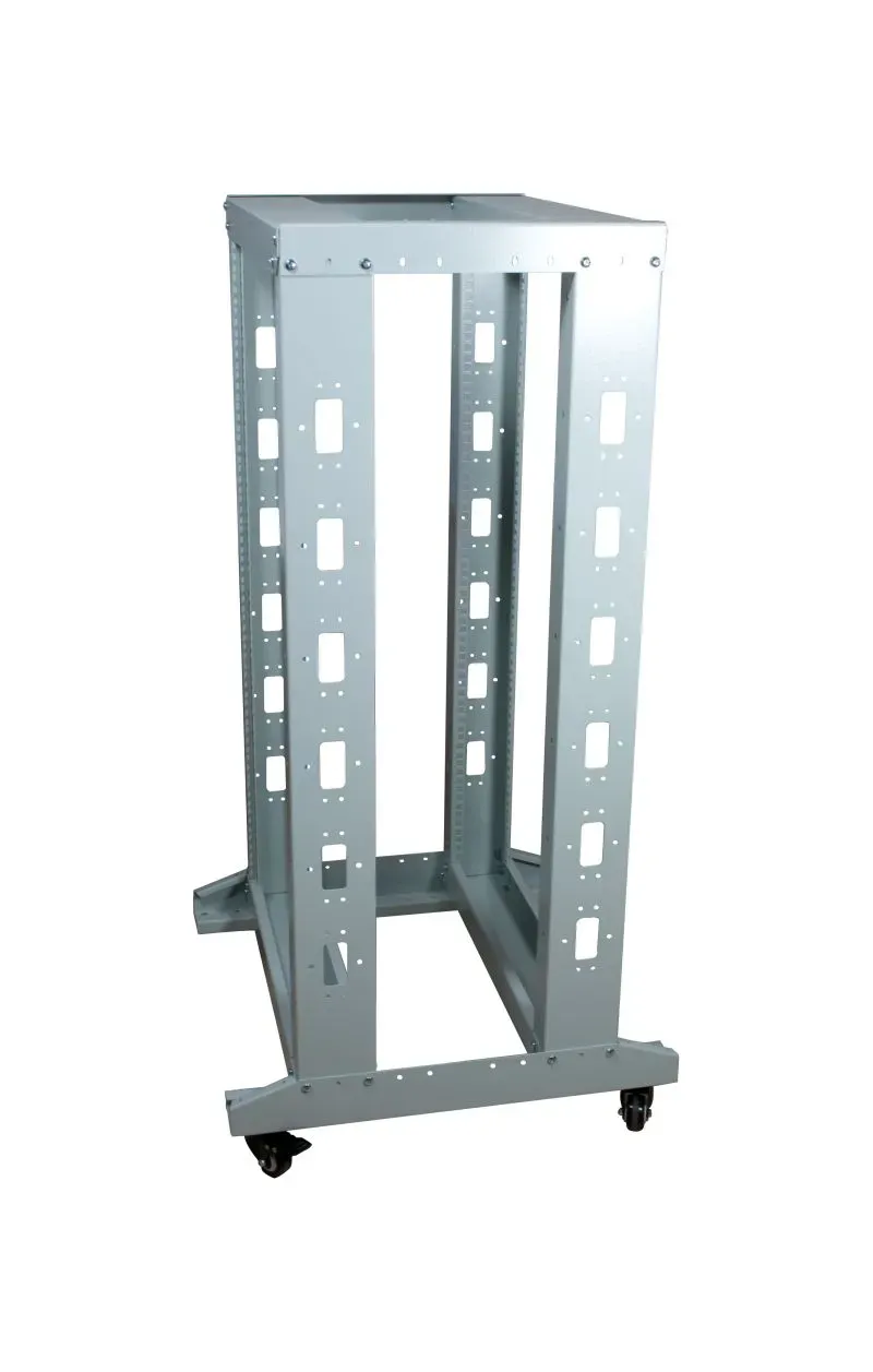 ALLNET 19"Grundgestell, 42HE, B600/T 600mm, Lichtgrau, SRB-Serie – Bild 2
