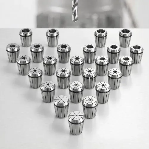 VEVOR ER32 Spannbuchsen Set 1/16 Zoll bis 13/16 Zoll 25-tlg. Spannzangensatz, für Fräsmaschinen & Bohrmaschinen, 0,0008 Zoll Rundlaufgenauigkeit, CNC-Spannzangen mit Aufbewahrungsbox, Legierter Stahl – Bild 7