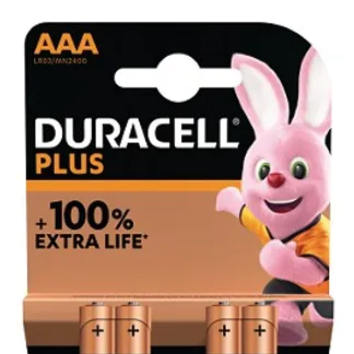 Duracell Plus Einwegbatterie AAA Alkali Duracell Plus Einwegbatterie AAA Alkali