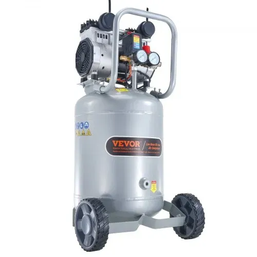 VEVOR Luftkompressor 49L Flüsterkompressor 2HP Luftpumpe ölfrei 8bar Kompressor Einphasig Geräuschpegel ≤63dB Ideal zum Aufpumpen von Reifen Autoreparaturen Malerarbeiten Holzarbeiten – Bild 8