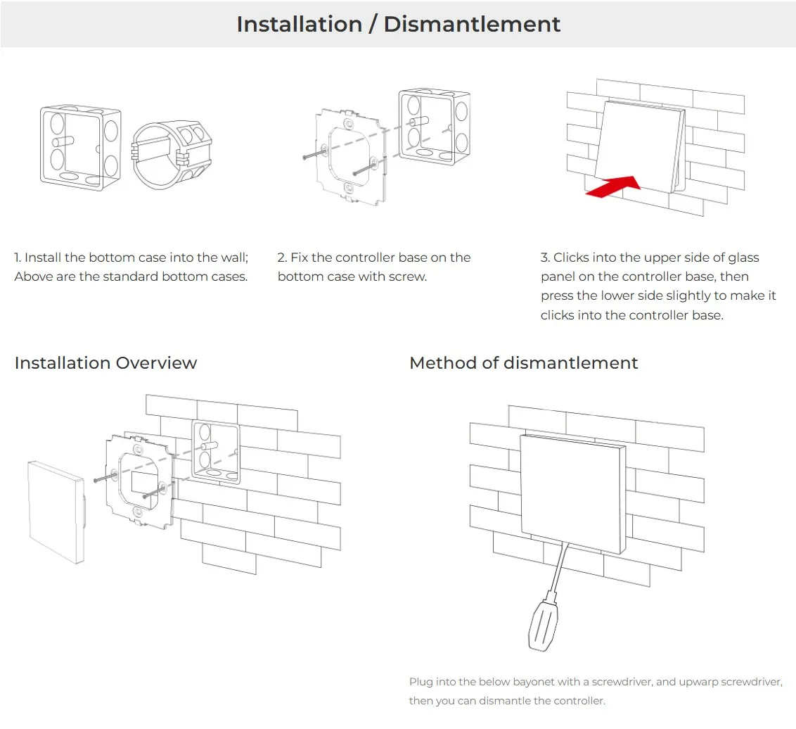 MiBoxer DP3S LED DALI 3 in 1 Smart Panel Fernbedienung (DT8) – Bild 8