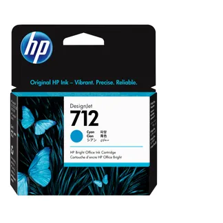HP 712 Cyan DesignJet Druckerpatrone, 29 ml HP 712 Cyan DesignJet Druckerpatrone, 29 ml