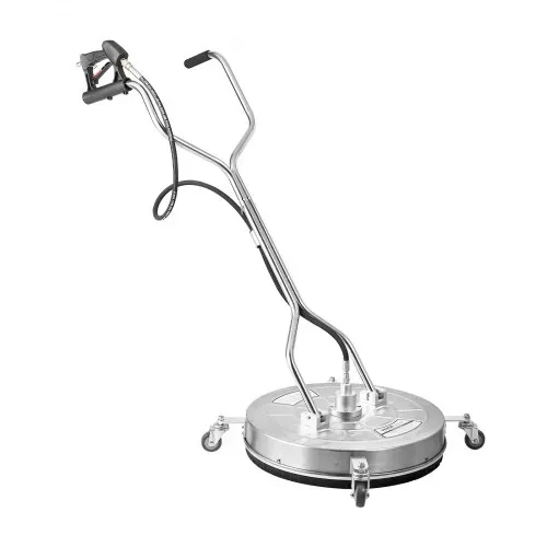 VEVOR 612 mm Hochdruckreiniger-Oberflächenreiniger, Flächenreinigungsaufsatz aus Edelstahl mit 4 Rädern, max. 275,79 Bar, 0,95 cm Anschlussstück, 2 Sprühdüsen für Betonterrassen-Gehwege – Bild 9