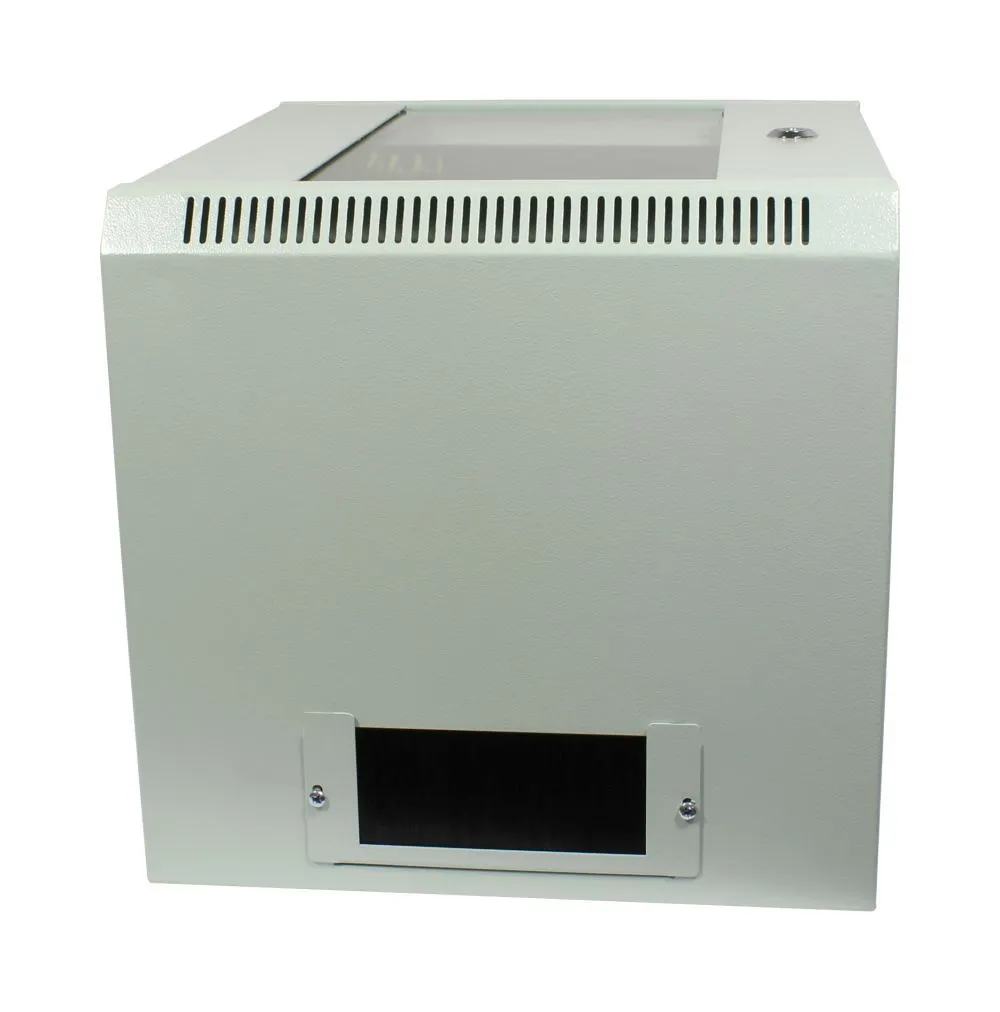 ALLNET 10"Wandgehäuse, 6HE, Lichtgrau, SMM-Serie, – Bild 3