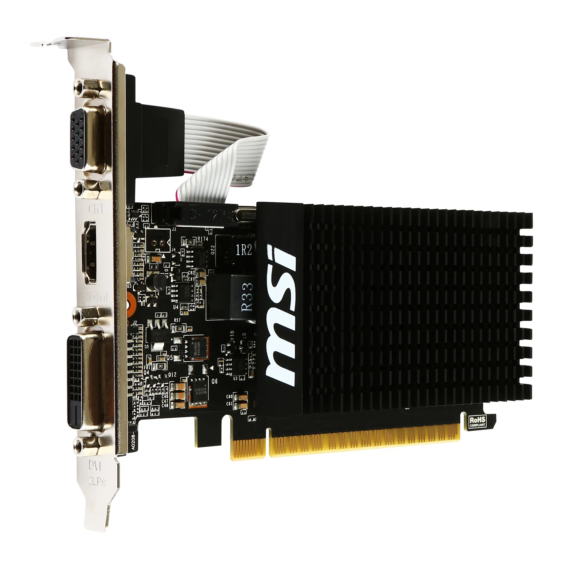 MSI GT 710 2GD3H LP Grafikkarte NVIDIA GeForce GT 710 2 GB GDDR3 MSI GT 710 2GD3H LP Grafikkarte NVIDIA GeForce GT 710 2 GB GDDR3