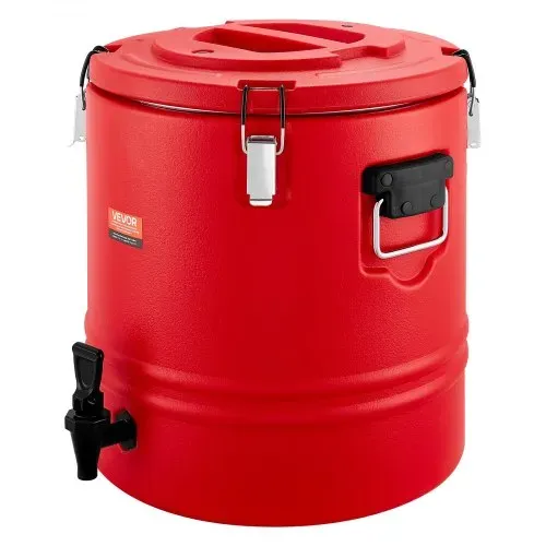 VEVOR isolierter Getränkespender 30 L Thermo-Getränkespender für Heiß- und Kaltgetränke mit Zapfhahn, lebensmittelechter Kühlkrug mit Innenseite aus 304er-Edelstahl, für Tee Kaffee Restaurant – Bild 10