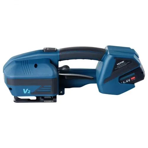 VEVOR Elektrische Umreifungsmaschine, für 0,35"-0,63" PP-PET-Bänder, tragbares elektrisches Umreifungswerkzeug mit Digitalanzeige, 2 x 4000 mAh batteriebetriebenes automatisches Umreifungswerkzeug für Verpackungskartonpaletten – Bild 8