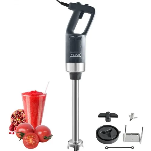 VEVOR Pürriermixer Elektrische Stabmixer 750 W, Hochleistungs-Pürierstab Einstellbare Drehzahlen, Edelstahl Mehrzweck Stabmixer 755 mm Abnehmbarer Rührstab, inkl. Wandhaken & Ersatzklingenkopf VEVOR Pürriermixer Elektrische Stabmixer 750 W, Hochleistungs-Pürierstab Einstellbare Drehzahlen, Edelstahl Mehrzweck Stabmixer 755 mm Abnehmbarer Rührstab, inkl. Wandhaken & Ersatzklingenkopf